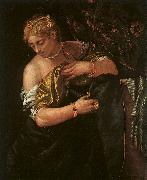  Paolo  Veronese Lucretia Stabbing Herself oil on canvas